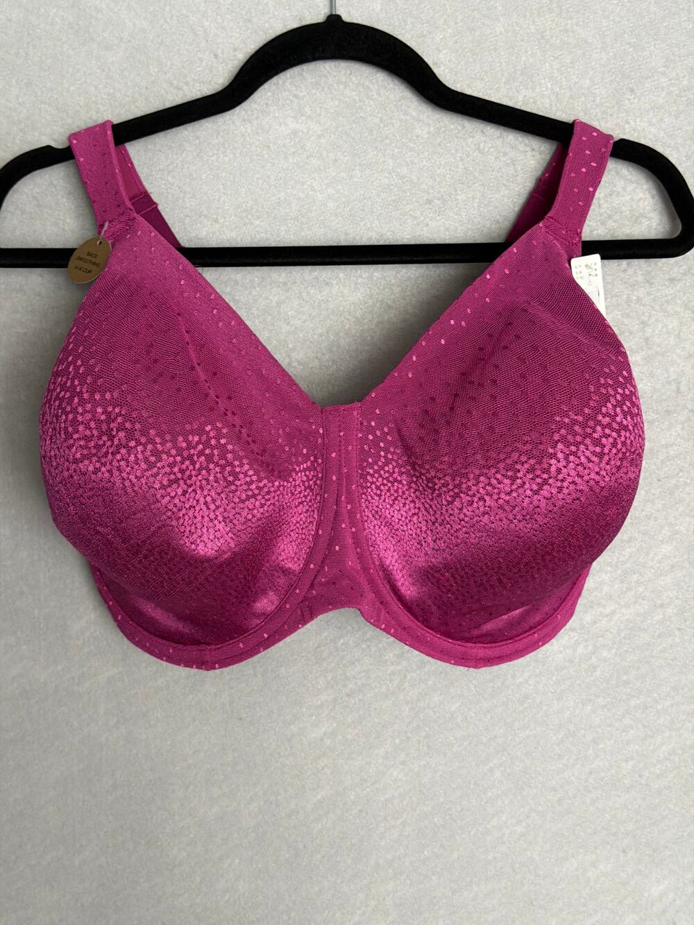 Wacoal Back Smoothing Bra Underwire Women's Size 36K Carnevale Pink NEW